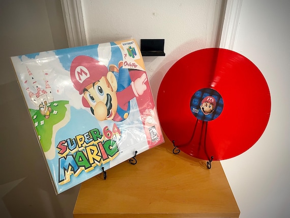 Super Mario 64 Nintendo N64 Soundtrack “mario Red” Vinyl Record - Etsy