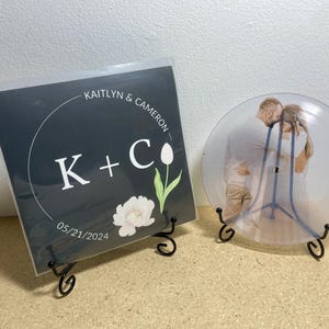 Wedding/Anniversary Custom Made 7&quot;/12&quot; Vinyl Record Picture Disc - Your Music/Playlist On Vinyl w/ Customized Record Jacket And Labels!