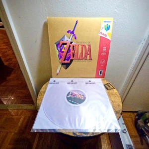 Zelda Ocarina of Time Nintendo N64 Soundtrack Vinyl Record