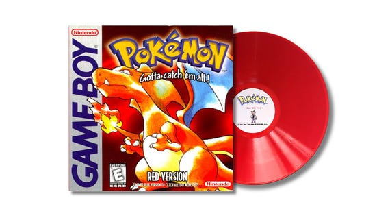 ポケモンレッド ニンテンドーゲームボーイ サウンドトラック レコード