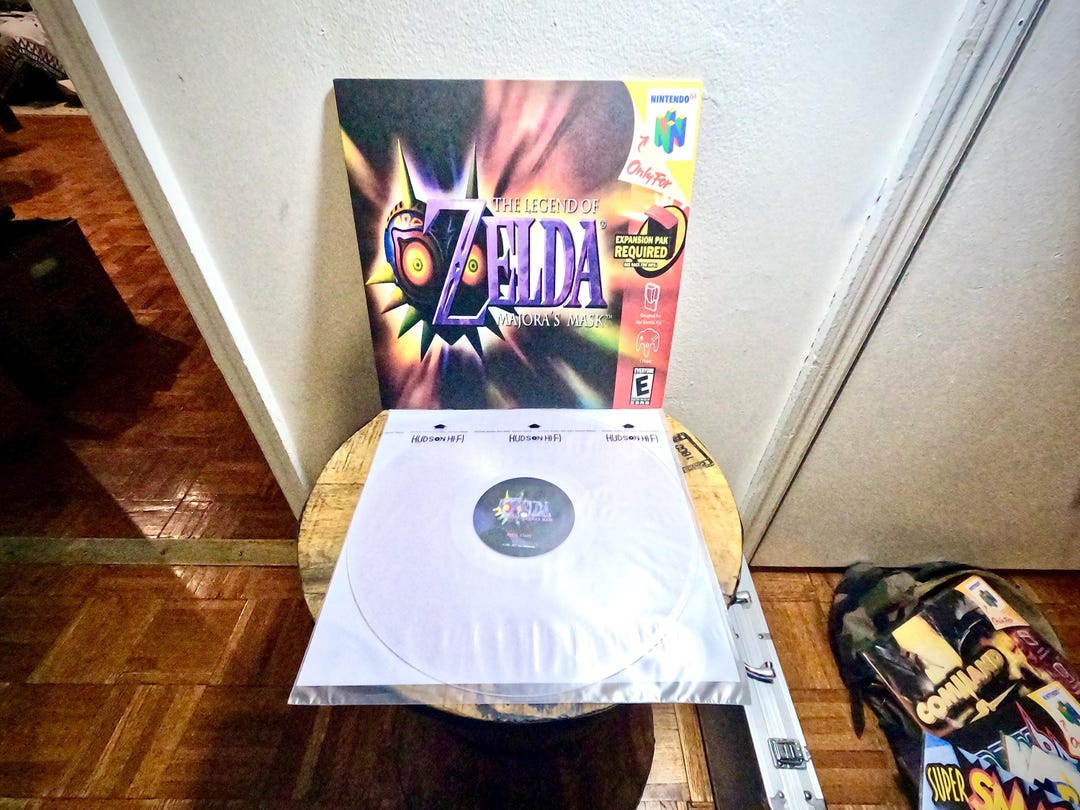 Zelda Majora's Mask Nintendo N64 Soundtrack Vinyl Record