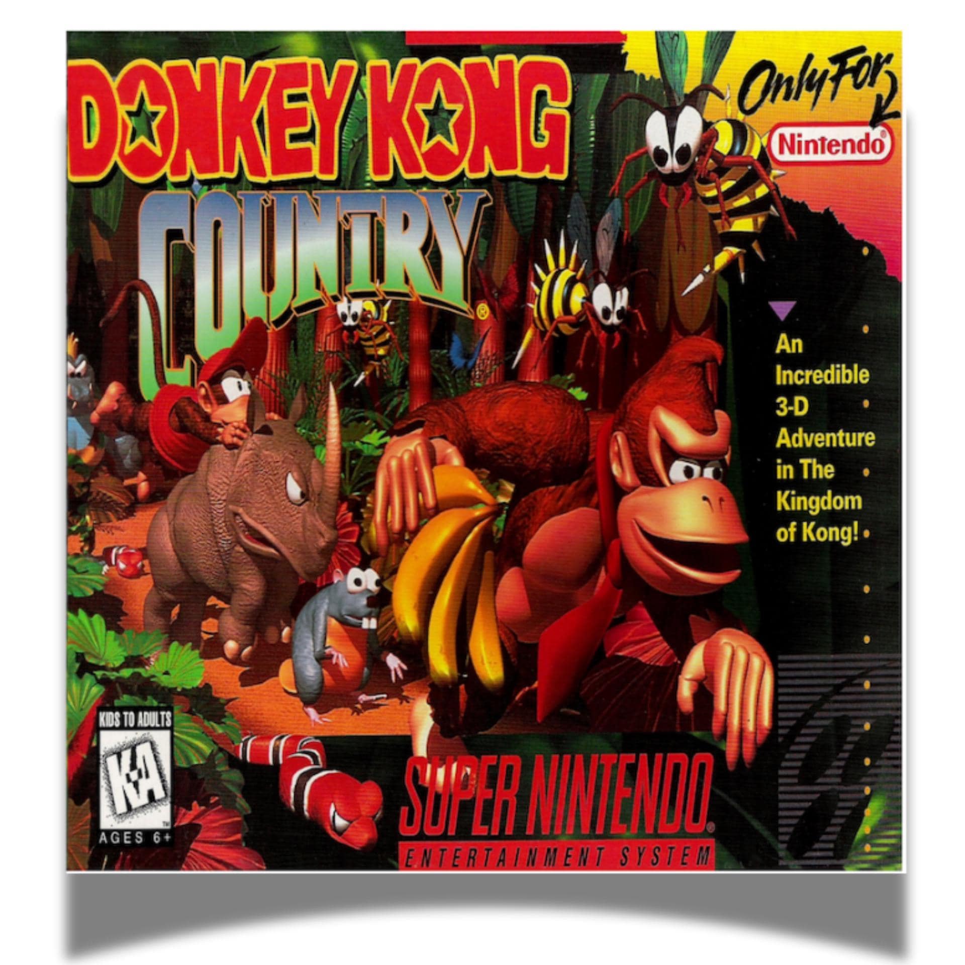 Donkey Kong Country Super Nintendo SNES Soundtrack Vinyl Record - Etsy