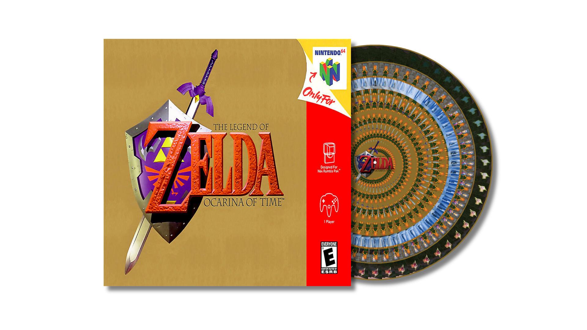 Zelda Ocarina of Time Nintendo N64 Soundtrack Zoetrope Vinyl