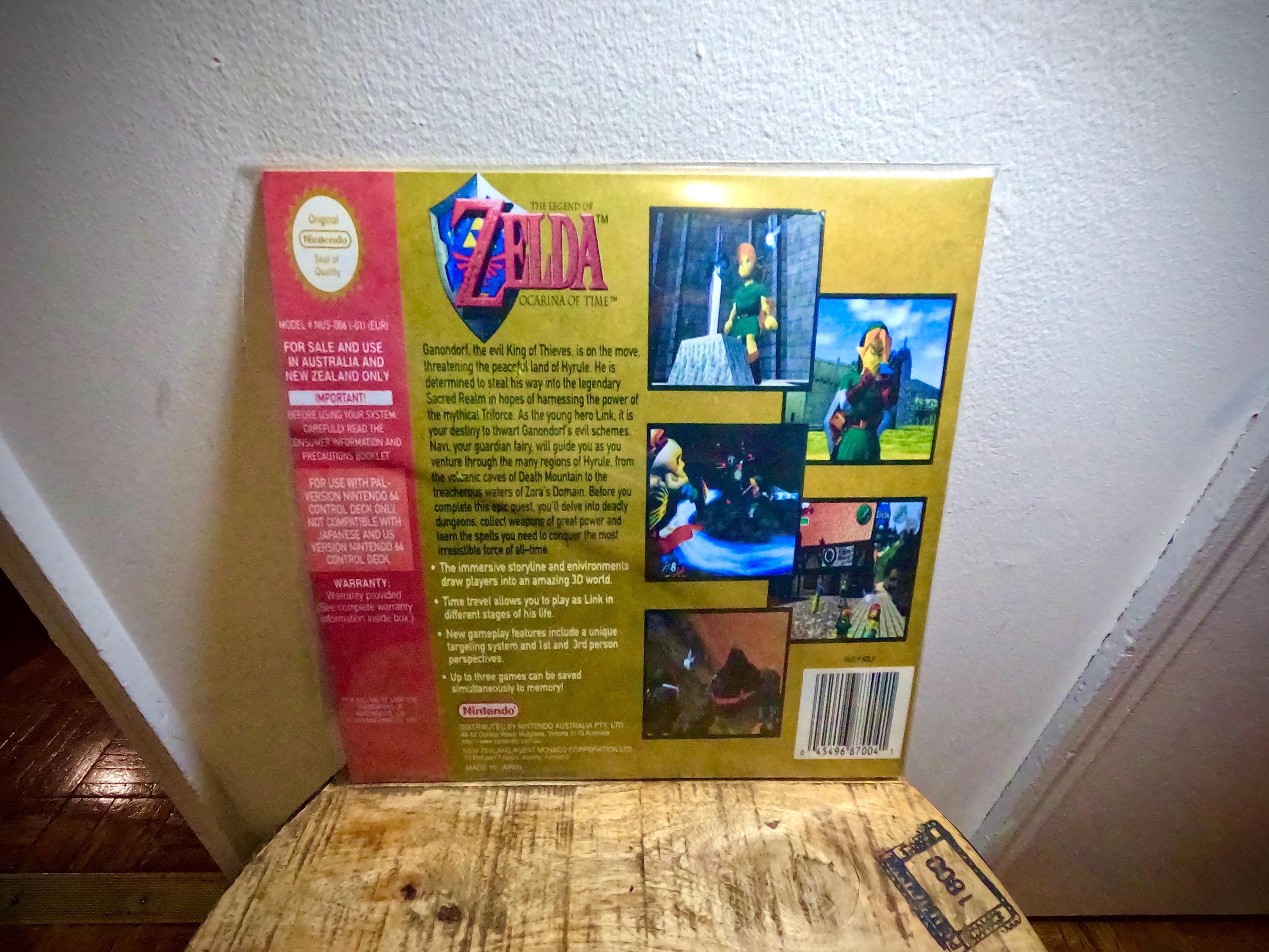 Zelda Ocarina of Time Nintendo N64 Soundtrack Vinyl Record