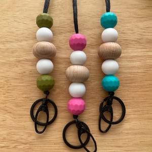 Bestie Geschenk für sie |Lehrer Schulratgeber Professional | Natürlicher Neutral Lanyard ID-Abzeichen-Schlüsselanhänger | Verkäufer Zahlungskarte | Büro Kollege