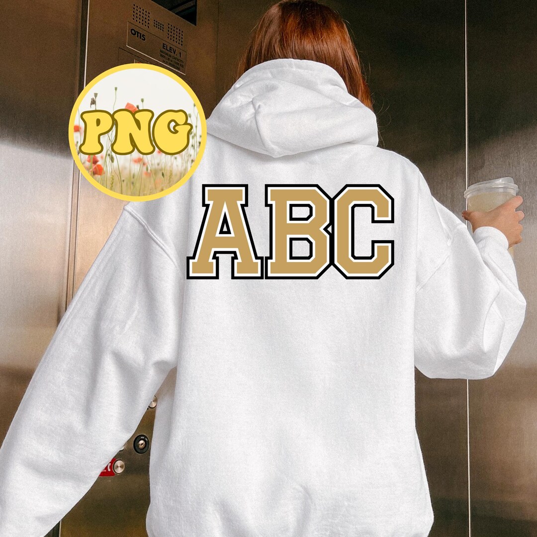 Custom Alphabet Png, Custom Gold Letters Png, Custom Sports Alphabet ...