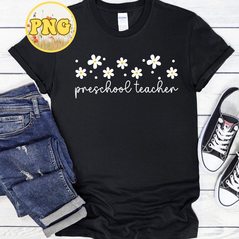 Preschool Teacher Png, Daycare Teacher Png, Custom Preschool Png