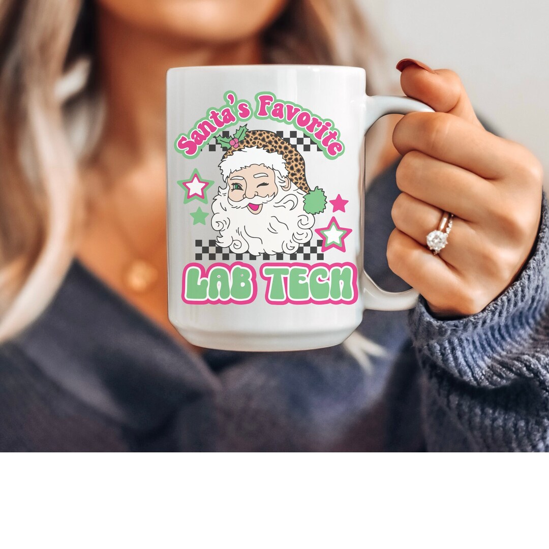 Santa's Favorite Lab Tech SVG Lab Tech Gifts Funny Etsy