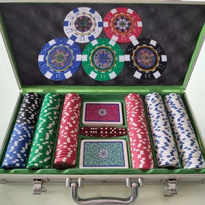 Custom Poker Set Made Italy By IMPATIA