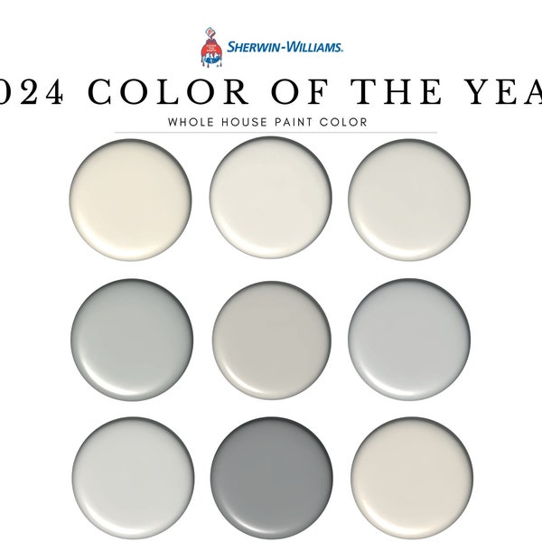 Sherwin Williams 2024 Color Of The Year, Home Paint Scheme, Wall Decor, Kitchen Colors, Exterior Color Palette. DIY