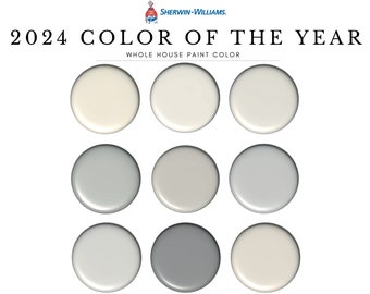 Sherwin Williams 2024 Color Palette: Neutral Home Paint Colors (PDF Download)