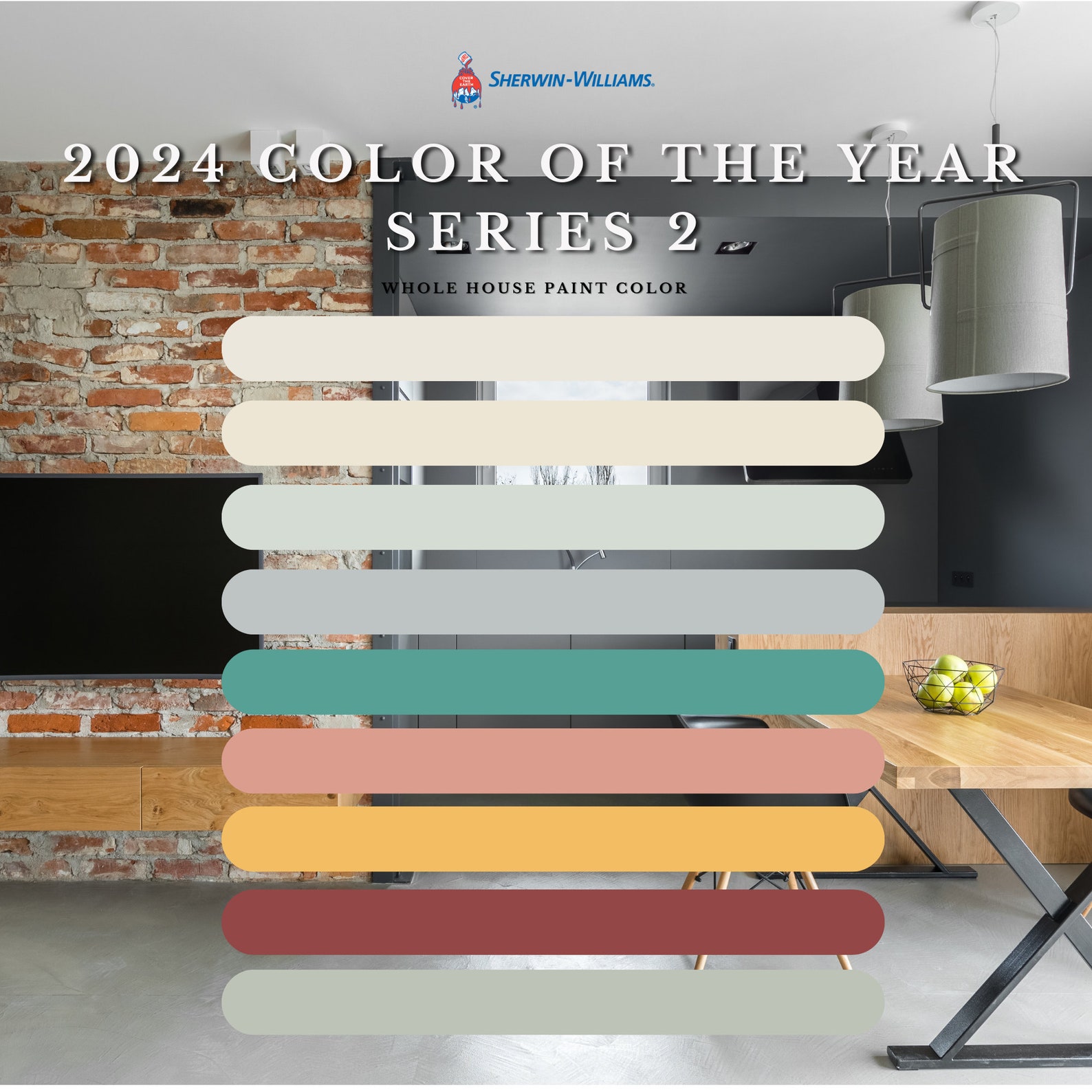 Sherwin Williams 2024 Color of the Year, Home Paint Scheme, Wall Decor