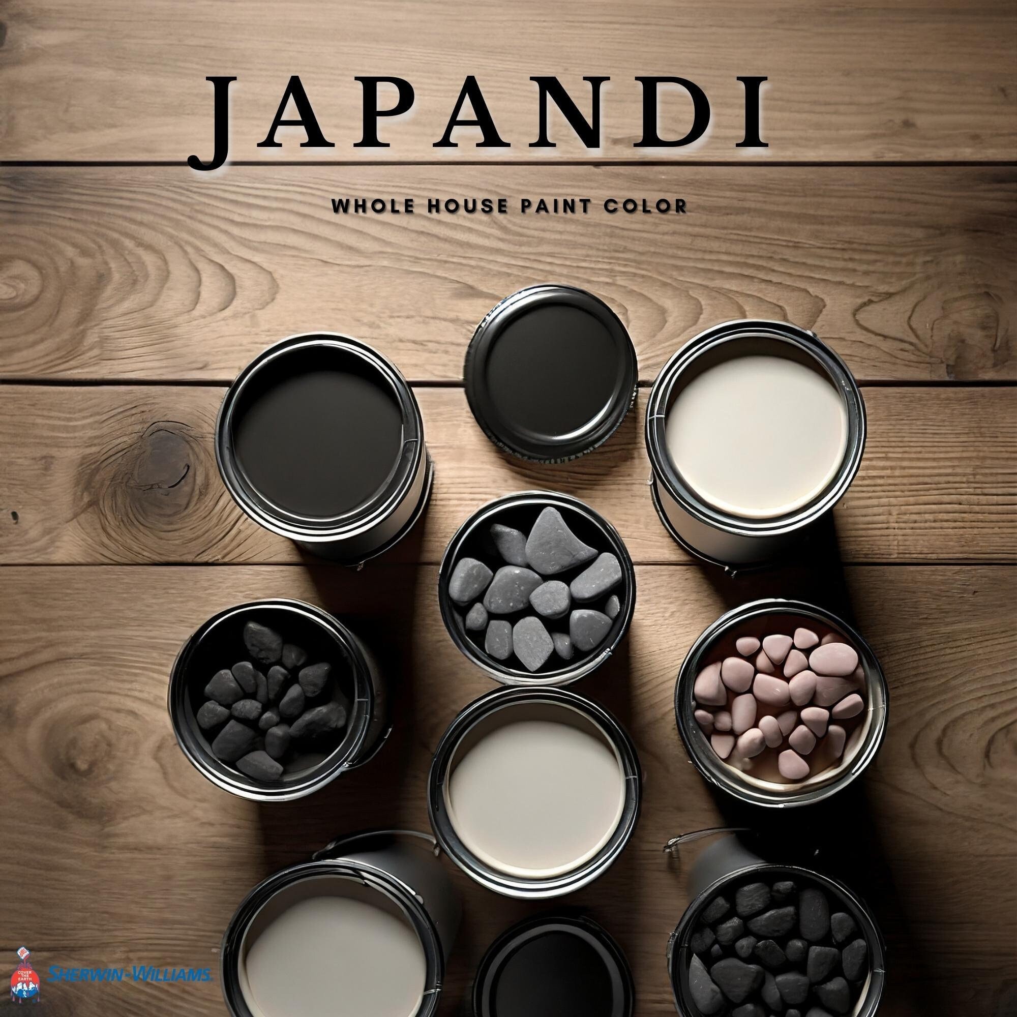 Japandi Paint Palette by Sherwin Williams: Home Color Guide (PDF Download)