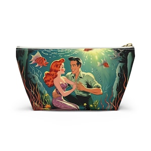 Kleine Meerjungfrau Inspirierte Schminktasche: 1940s Old Hollywood Style - Perfektes Geschenk für Sie!