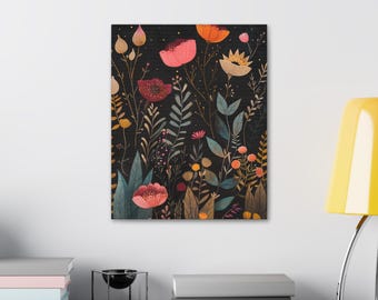 Wildflower Bouquet Canvas Stretched 1.5"