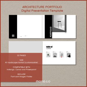 interior design furniture portfolio template