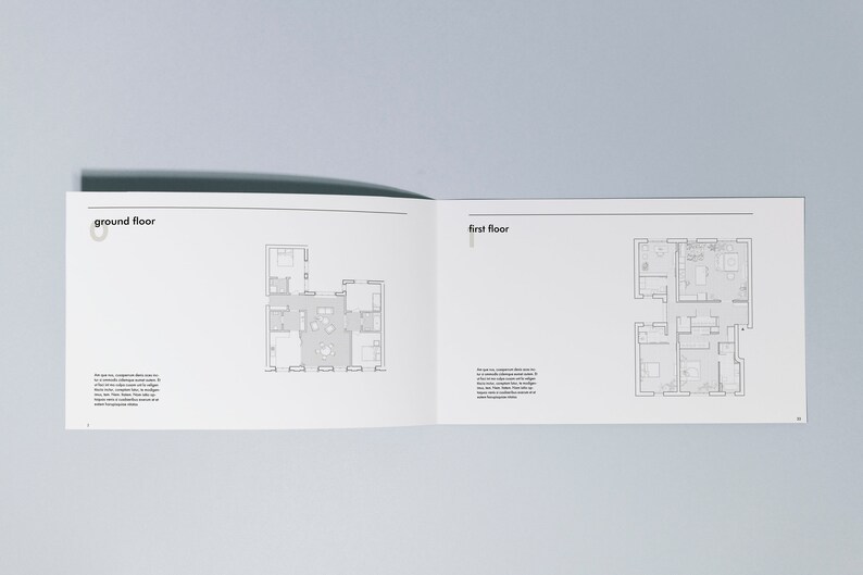 Editable Architect Portfolio Template, Minimalist Interior Design ...