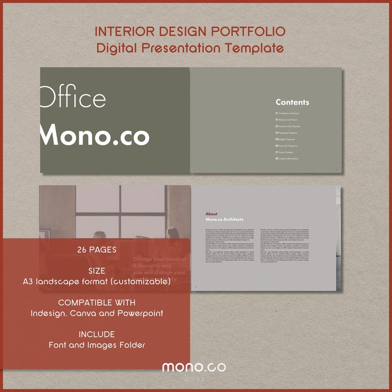 company portfolio branding template