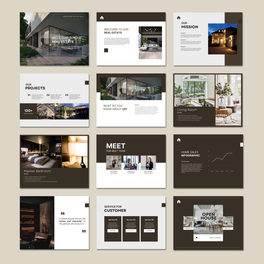 Luxury Property Brochure Template | Real Estate Marketing | Editable ...