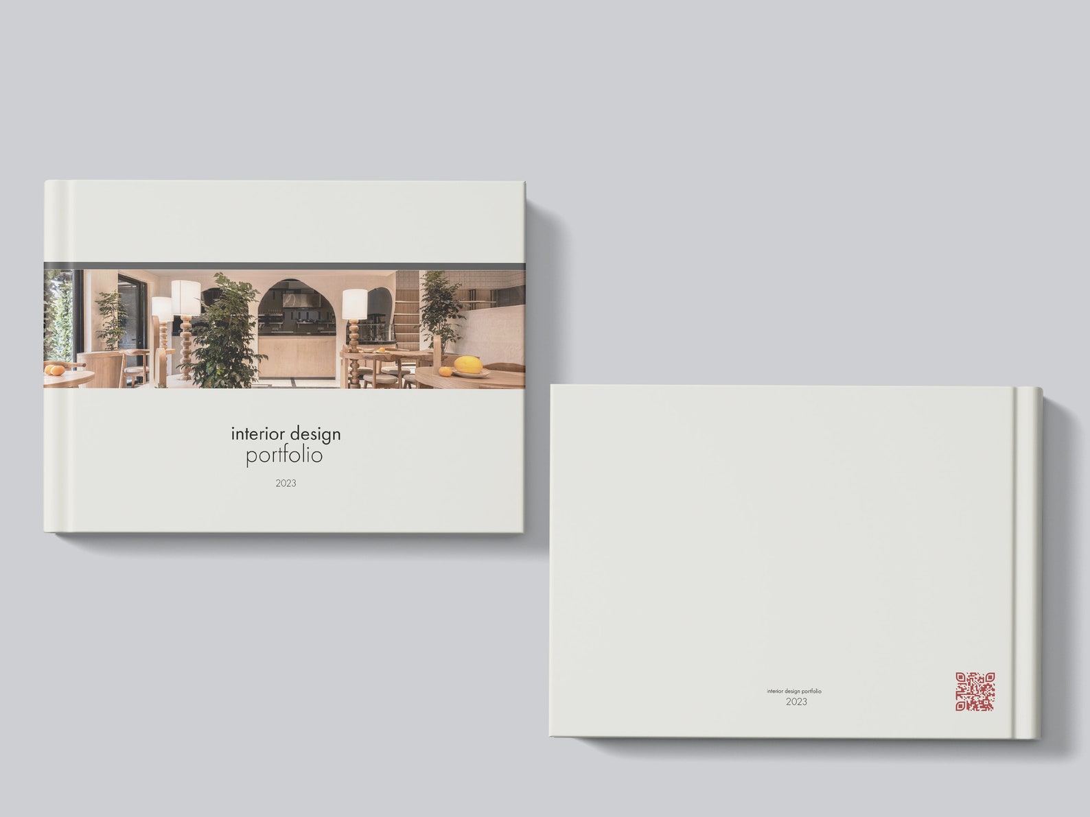 Editable Architect Portfolio Template, Minimalist Interior Design ...