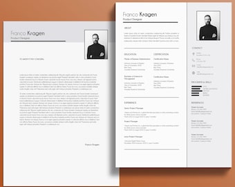 Resume Template Word, Powerpoint Google Docs Pages Resume, Professional Resume, CV Template, Modern Resume, Minimalist Resume, CV Resume