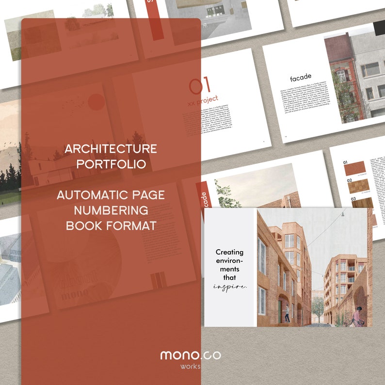 architecture portfolio designers template