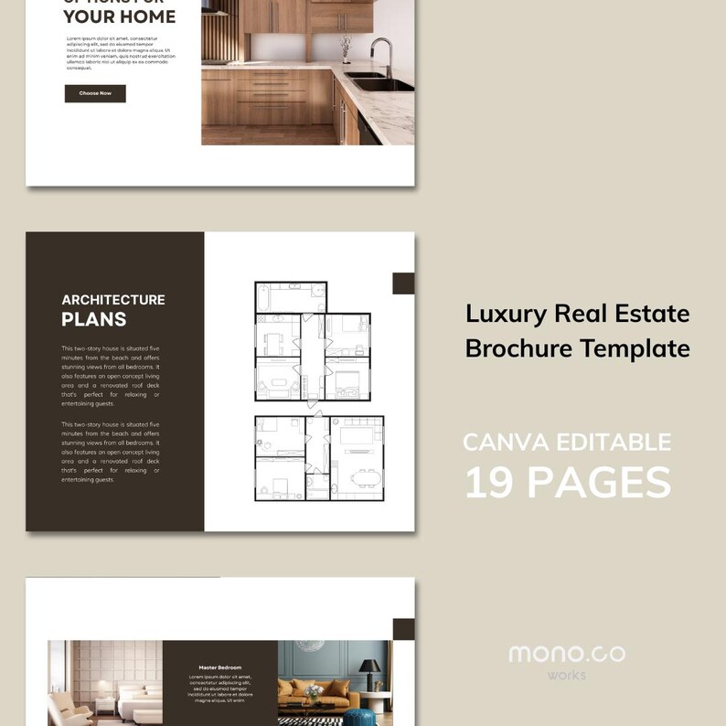 Luxury Property Brochure Template | Real Estate Marketing | Editable ...