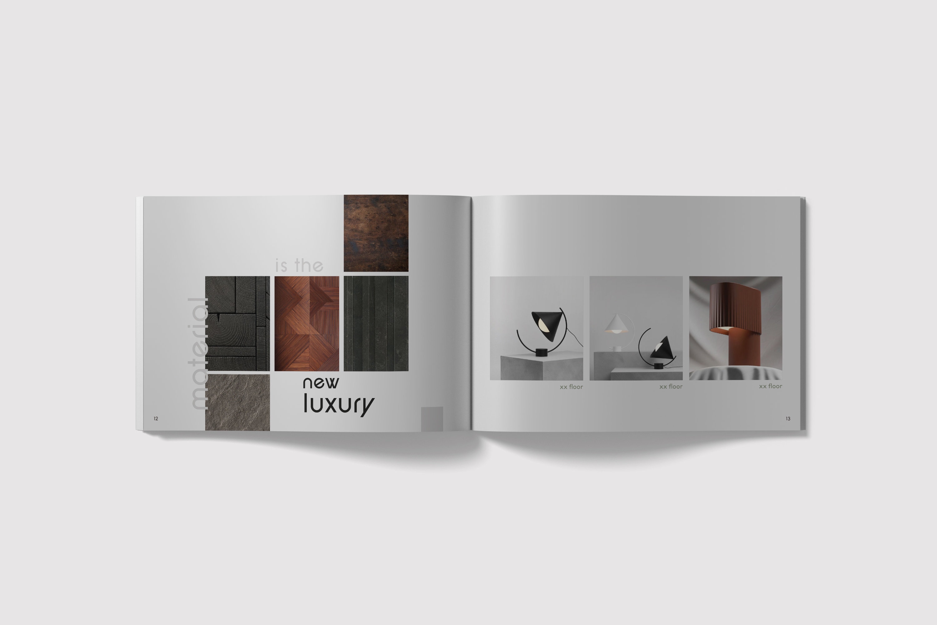 Architecture Portfolio Template - A3 Landscape Interior Design Brochure ...