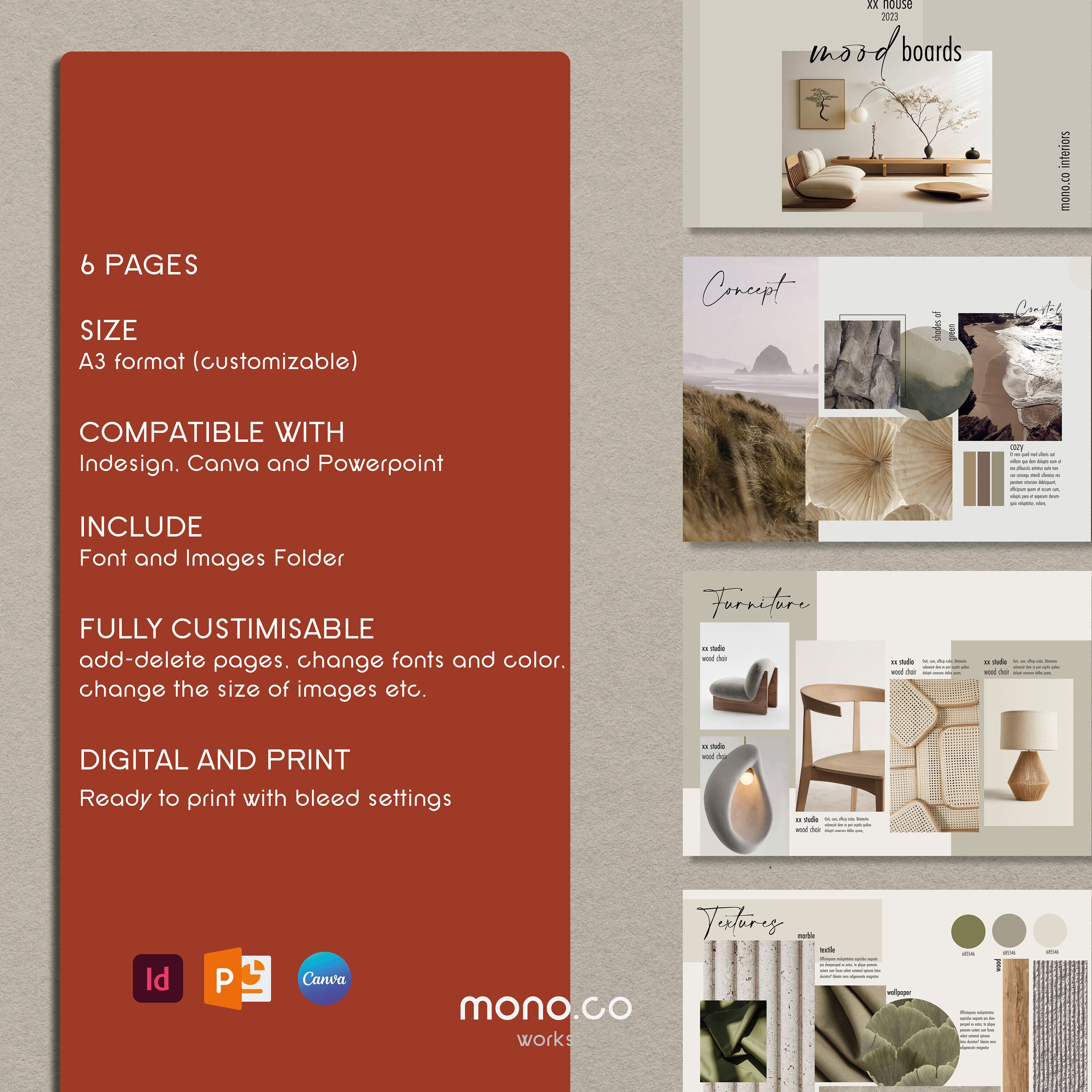 Interior Design Moodboard - Architecture Portfolio Client Project ...
