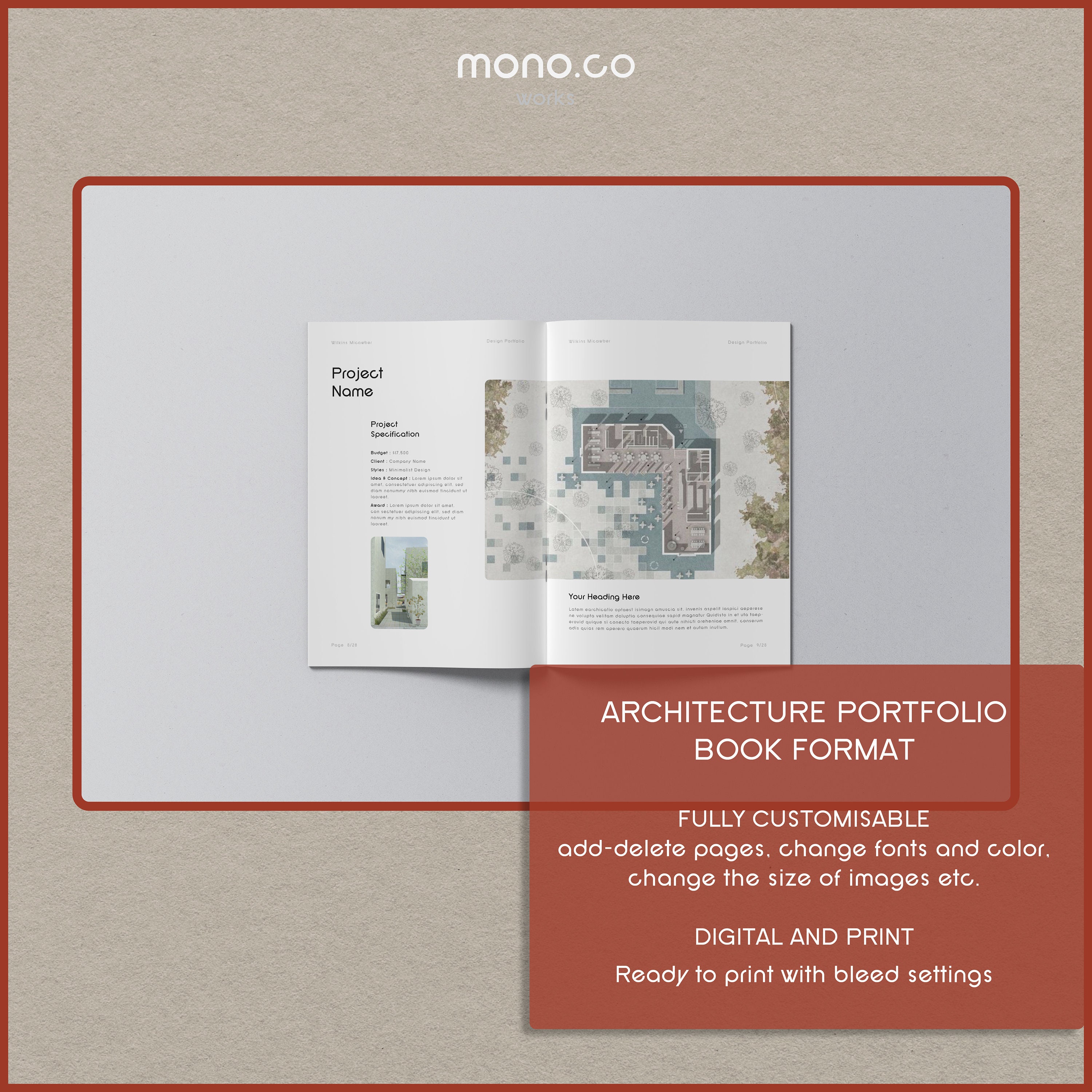 Career Booster Professional Portfolio Templates for Architects ...
