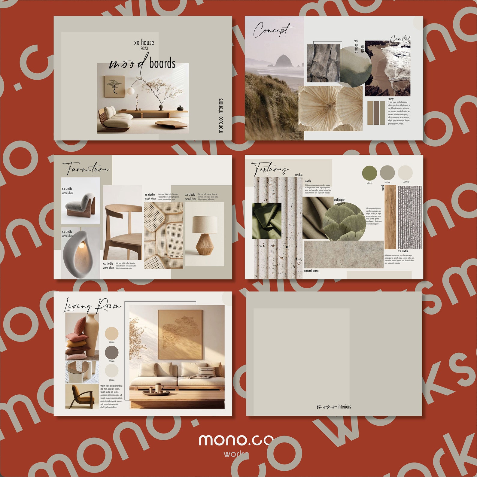 Interior Design Moodboard - Architecture Portfolio Client Project ...