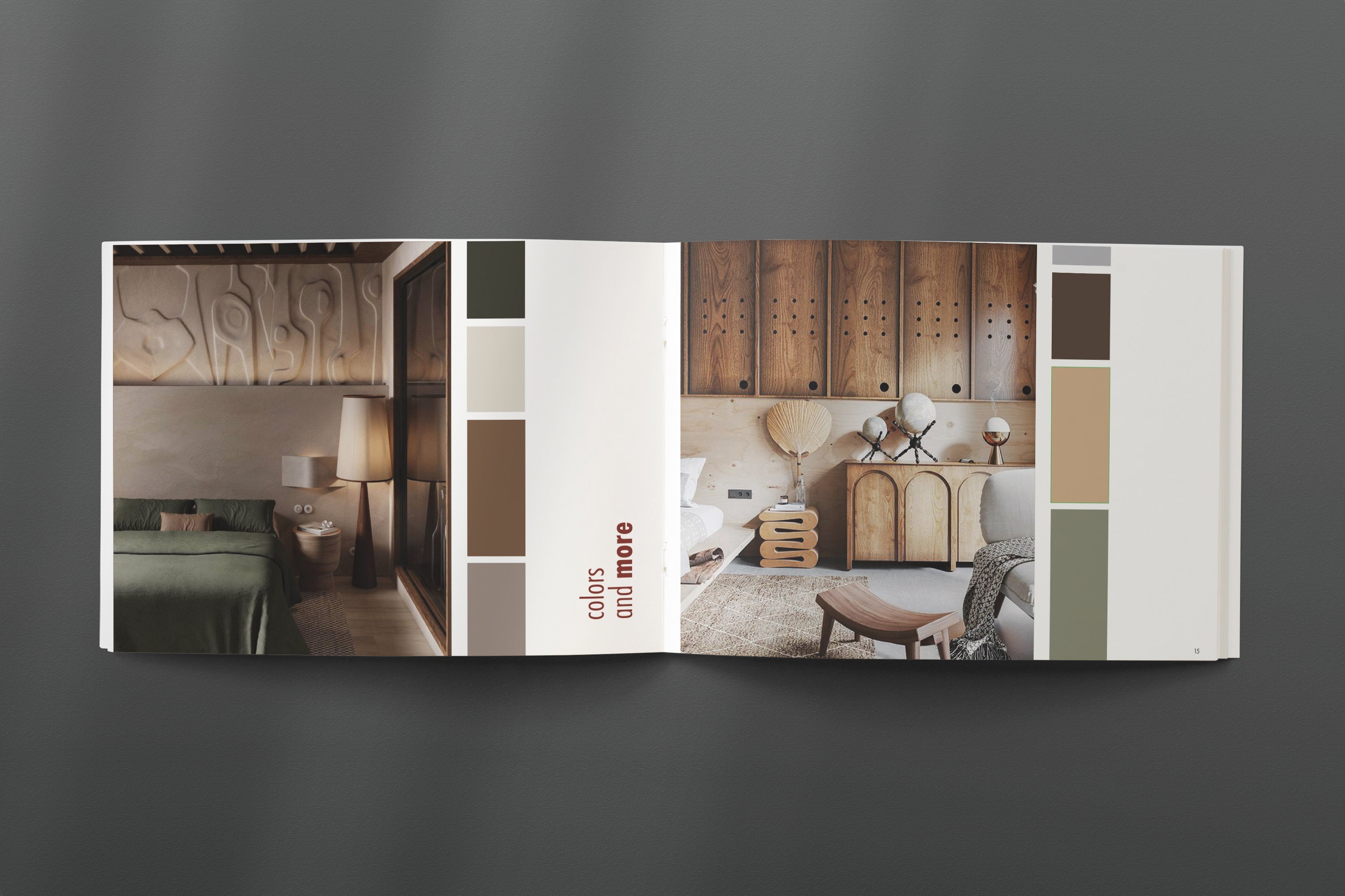 Interior Designer Portfolio Design Template Digital Editable Indesign ...