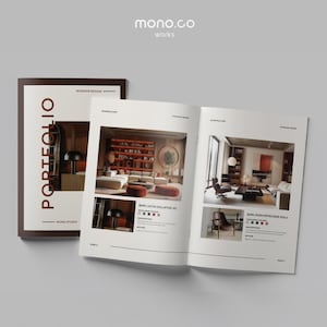 Furniture Catalog Template for Designers & Brands | Fully Editable Print-Ready