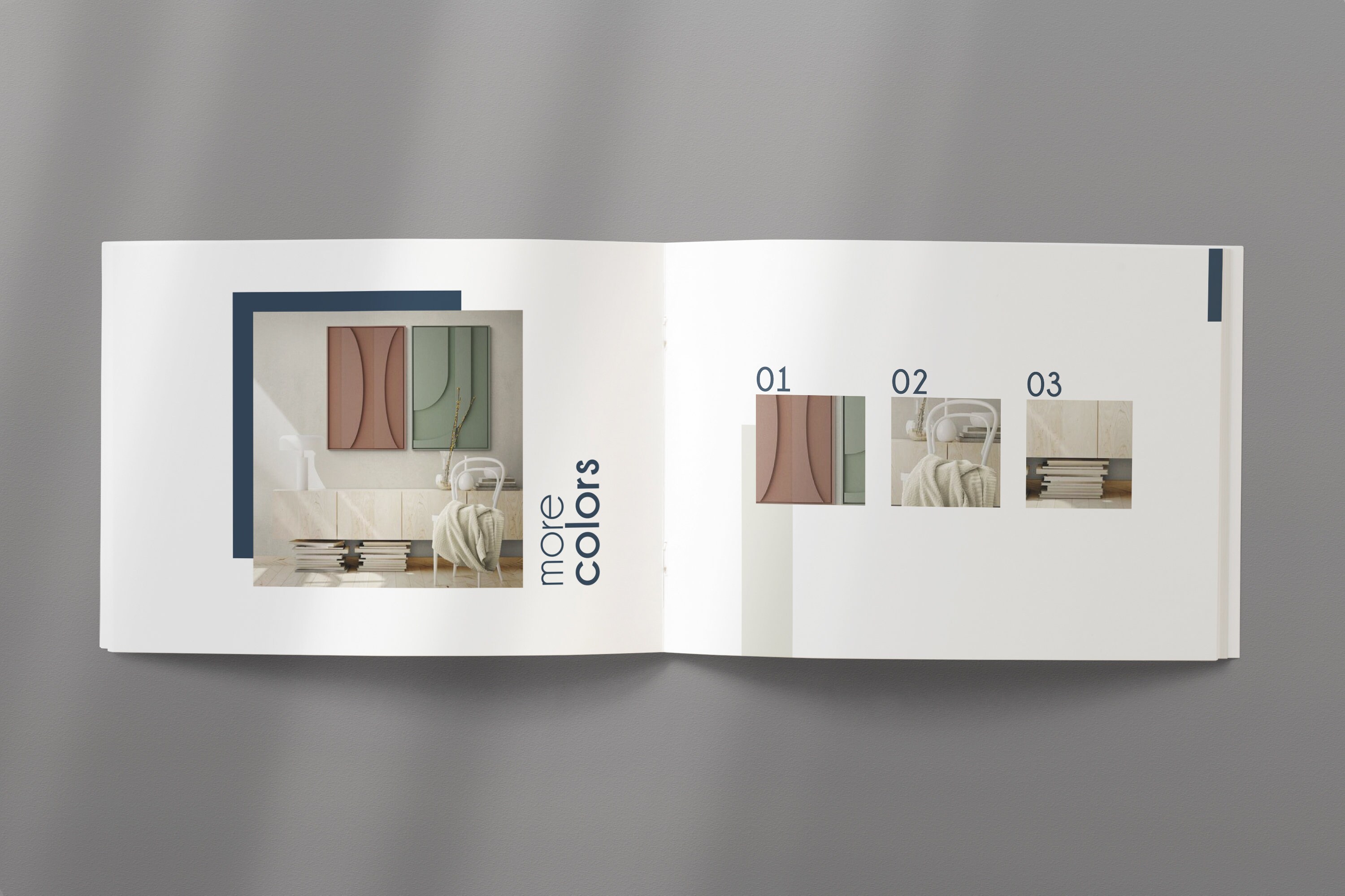 Interior Designer Portfolio Template - Brochure Catalog Design - Modern ...