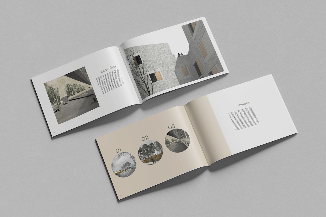Temp Late Indesign Portfolio Brochure - Architecture Interior Design ...