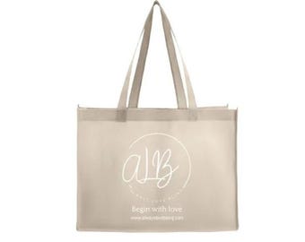Always Love Being Natural Cotton Tote Bag, Sustainable Tote, Eco-Friendly Bag, Eco-Friendly, Sustainable, Tote, Bag, Shopping Bag