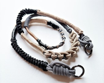 Phone Crossbody Strap Black Grey Beige - Macrame Custom Lanyard for Bags Purses & Cameras