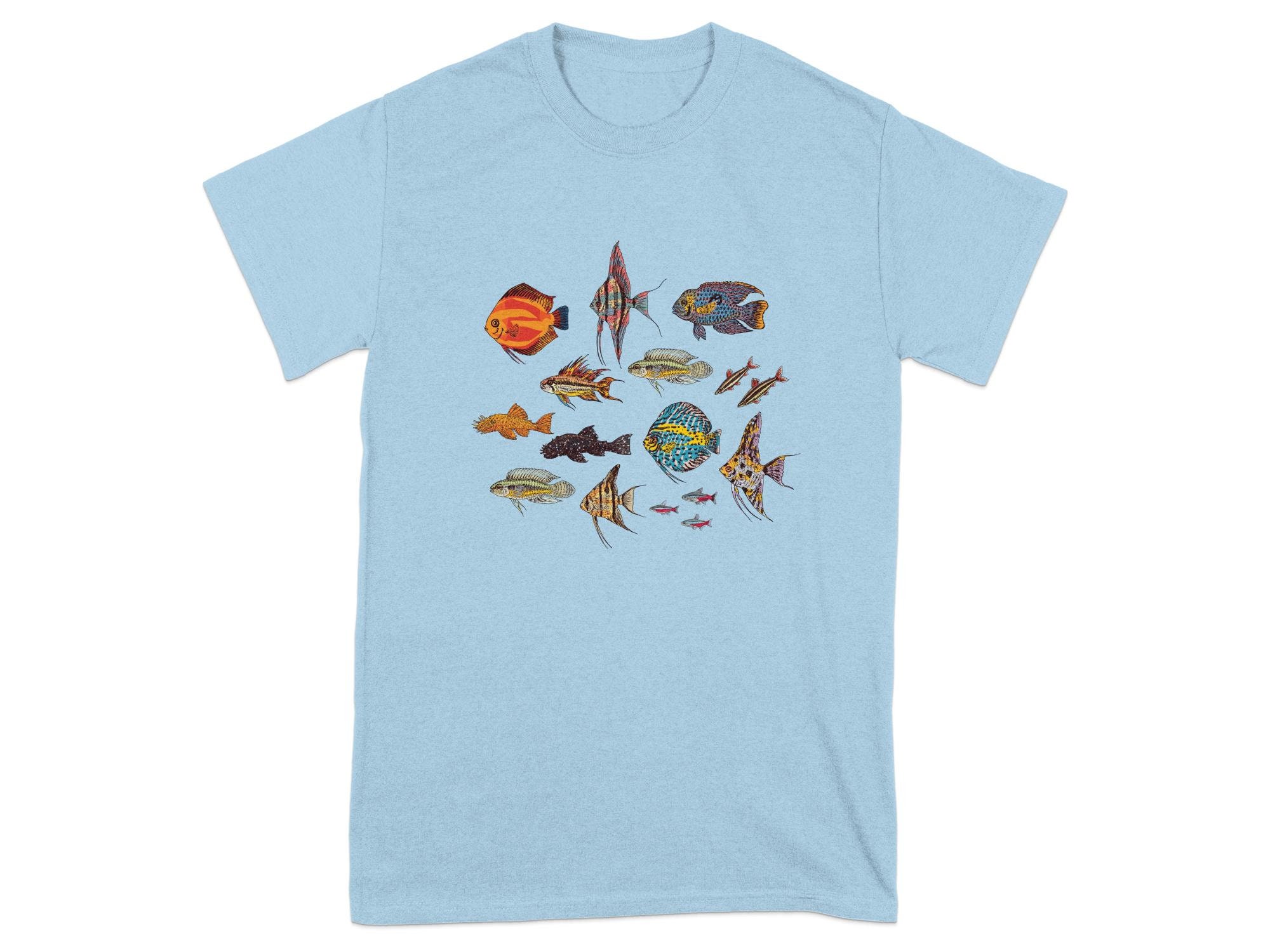 Tropical Pixel 404 Oversize T-Shirt Blue