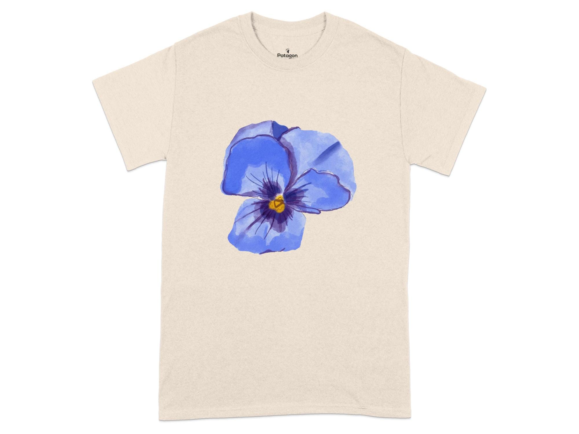 BLUE STRIPED FLOWER SHIRT
