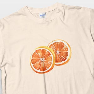 Orange Slices T-Shirt, Refreshing Citrus Design Tee, Fun and Fruity Shirt, Summer Vibes Clothing, Juicy Orange Love, Refreshing Wardrobe