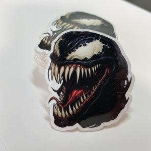Venom Sticker | Vinyl Glossy Sticker | 2&quot; x 2&quot;