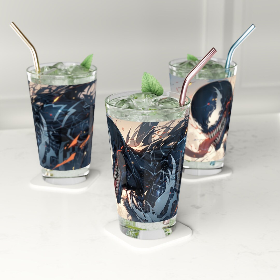 Venom Glass MARVEL Comlcs 16oz - Etsy
