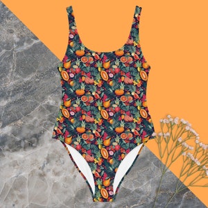 Fruity Flirtations One-Piece Swimsuit for Her - Pool, Beach & Festival Ready!