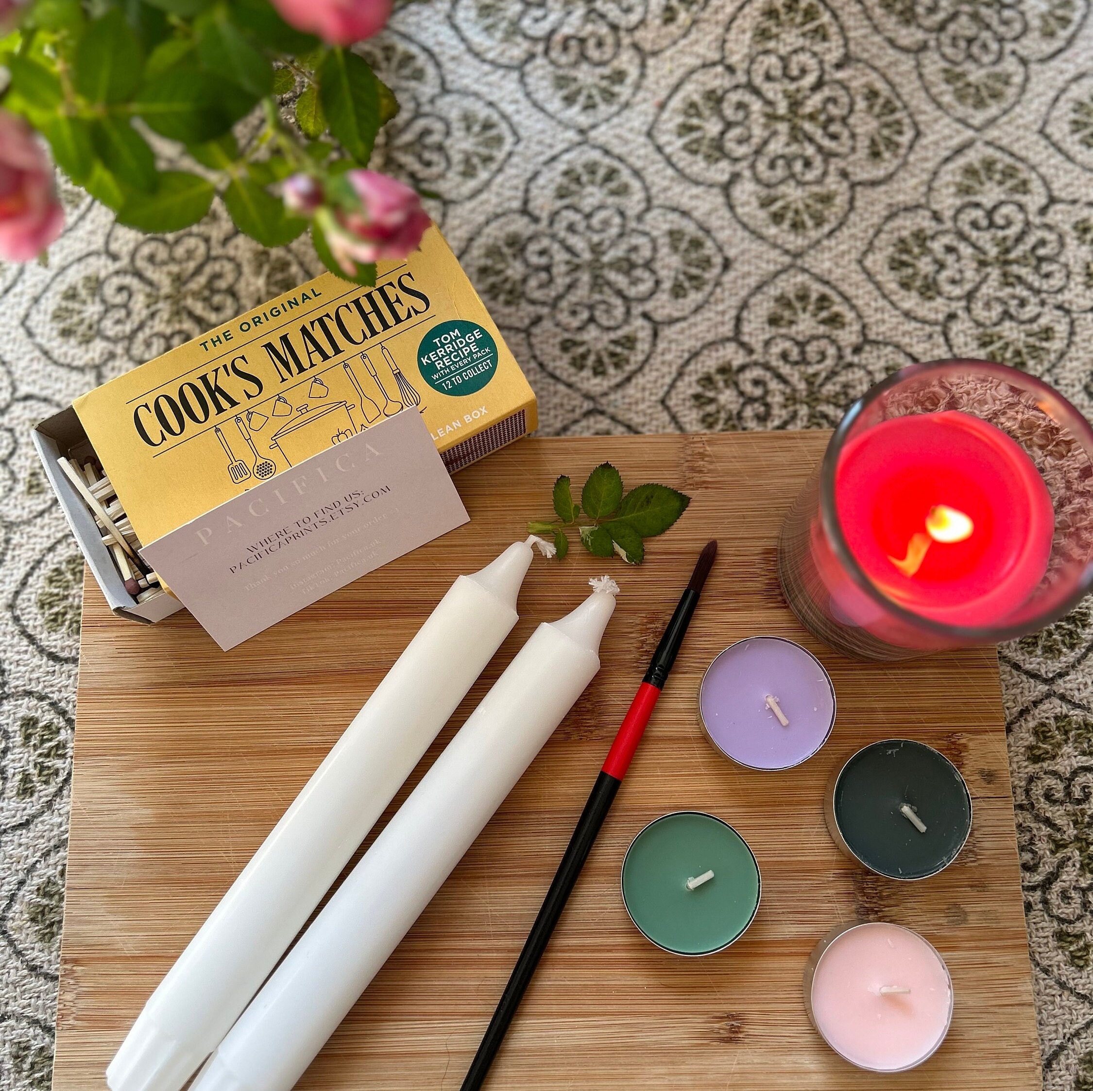 Beeswax Candle Making Kit, Beeswax Sheets for Candles, 10 Pcs 23 X 16.5 Cm  & Wick for Rolled Candle, DIY 