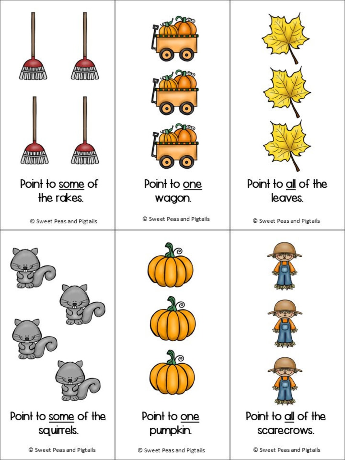 Basic Concepts Flashcards and Worksheets | Fall Themed | Printable ...