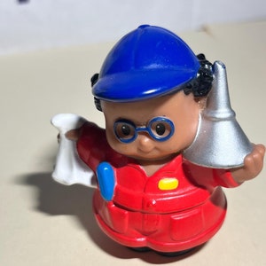 Vintage 2006 Fisher Price Little People Michael Mechanic Figure (Z27C)