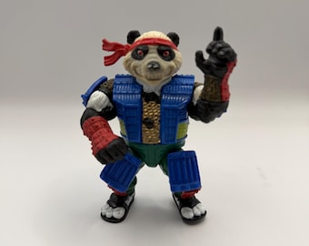 Teenage Mutant Ninja Turtles Panda Khan TMNT Playmates Toys 1990 Figure Only Vintage