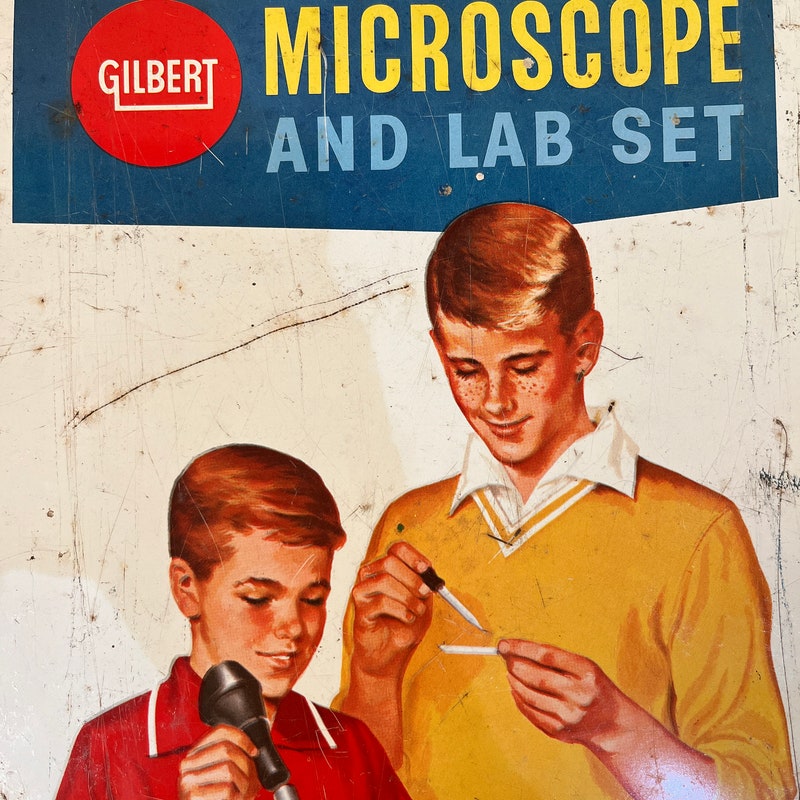 Vintage Microscope - Etsy