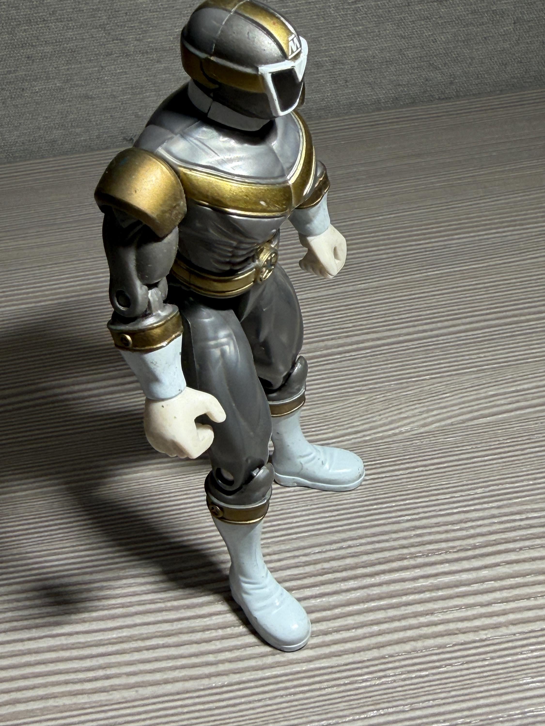 Bandai 2000 Power Rangers Lightspeed Rescue Lightspeed Titanium Ranger ...