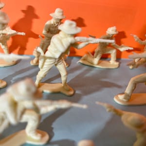 Figurines Airfix cowboys wagon train 1/72 - Modélisme